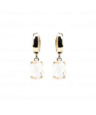 Gold Dolce Vita earrings with citrine - 1