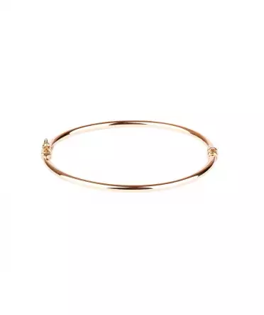 Złota sztywna bransoleta Bangle Bracelet - 1