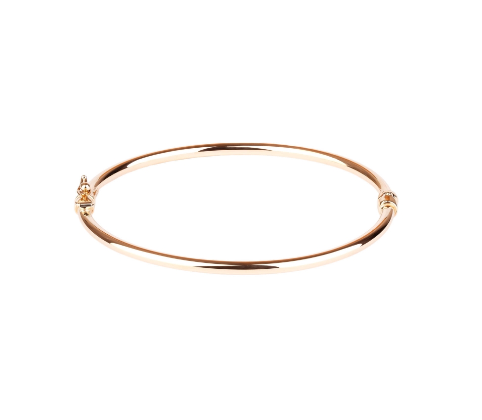 Złota sztywna bransoleta Bangle Bracelet - 1