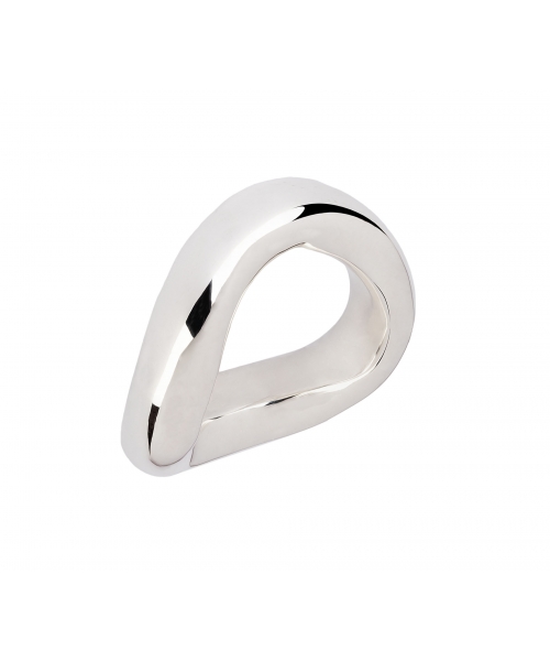 Sterling Silver, Wide Sculptural Ring - 2