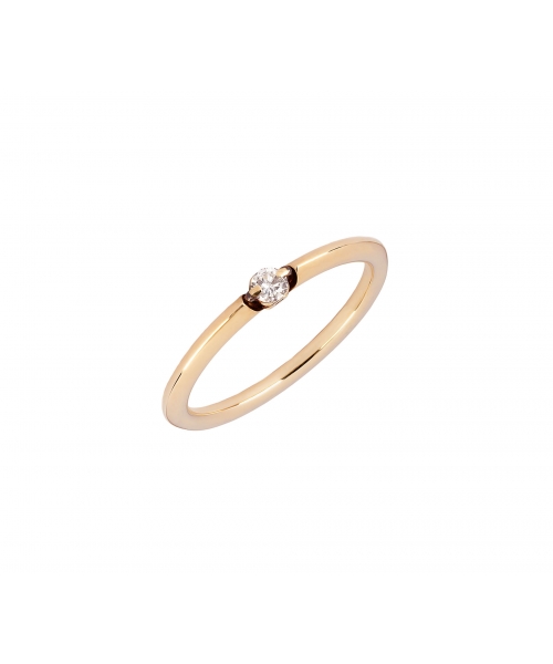 14K Gold, Subtle Diamond Ring - 2
