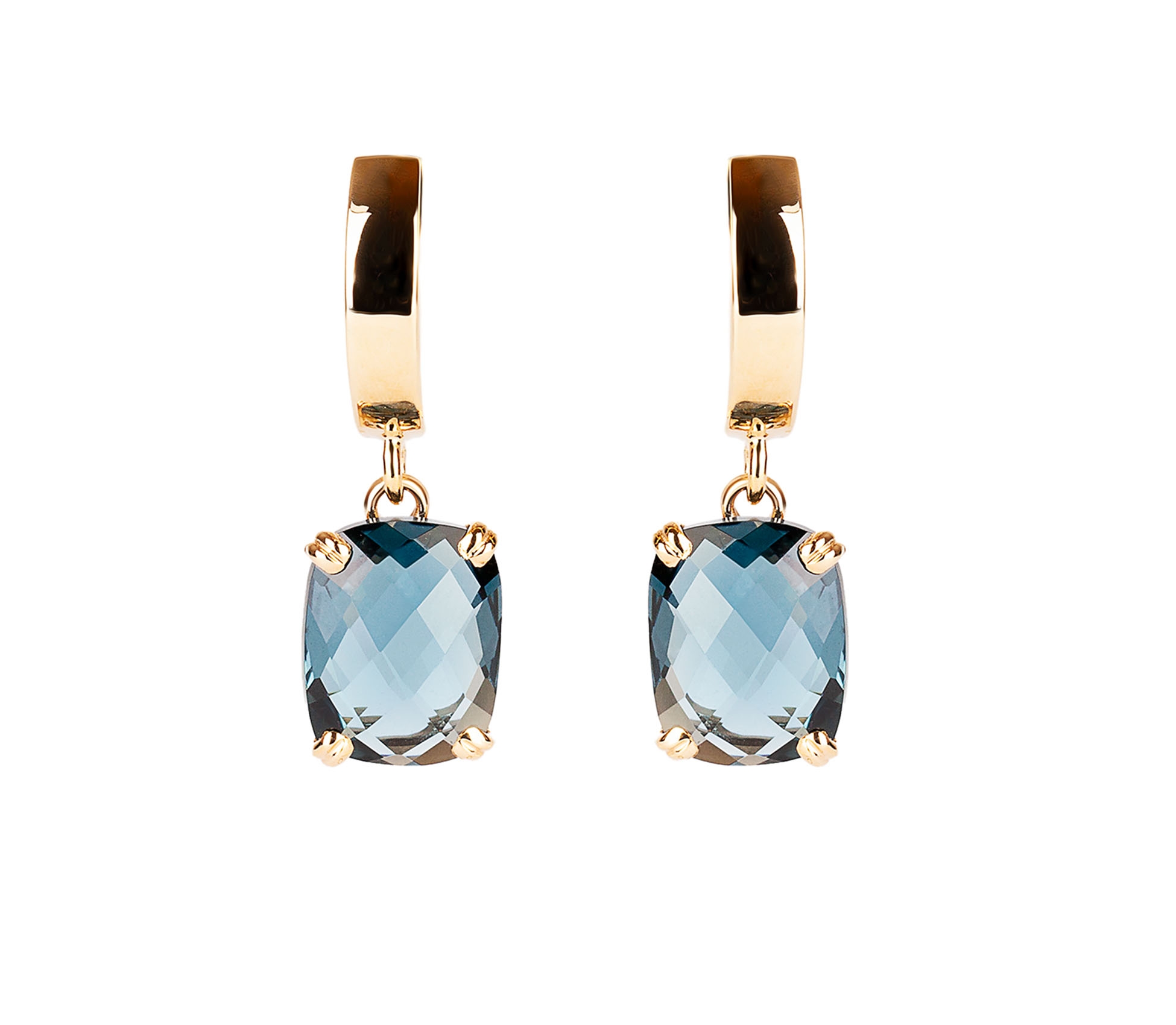 Kolczyki Dolce Vita z topazami London Blue, Złoto 585 - 1 Kolczyki Dolce Vita z topazami London Blue, Złoto 585 - 1