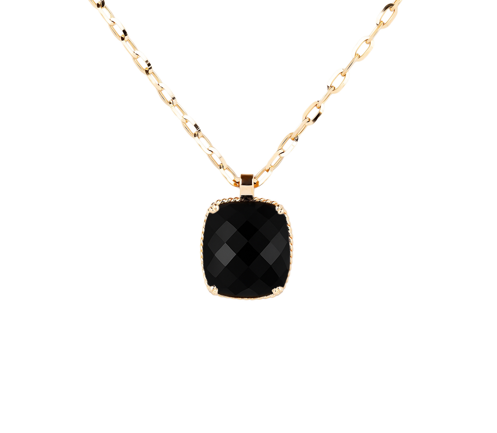 14K Gold Dolce Vita Pendant with Black Onyx - 1 14K Gold Dolce Vita Pendant with Black Onyx - 1