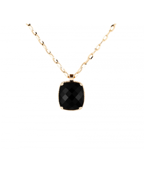 14K Gold Dolce Vita Pendant with Black Onyx - 1