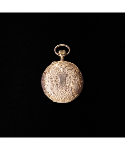 Zegarek kieszonkowy z 1880-1934 r., Szwajcaria, Złoto 585 - 3
