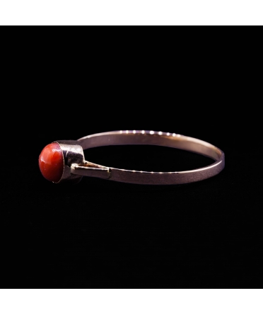 14K Gold, Handcrafted Coral Ring, Vintage - 2