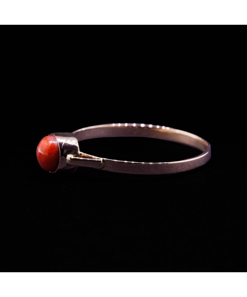 14K Gold, Handcrafted Coral Ring, Vintage - 2