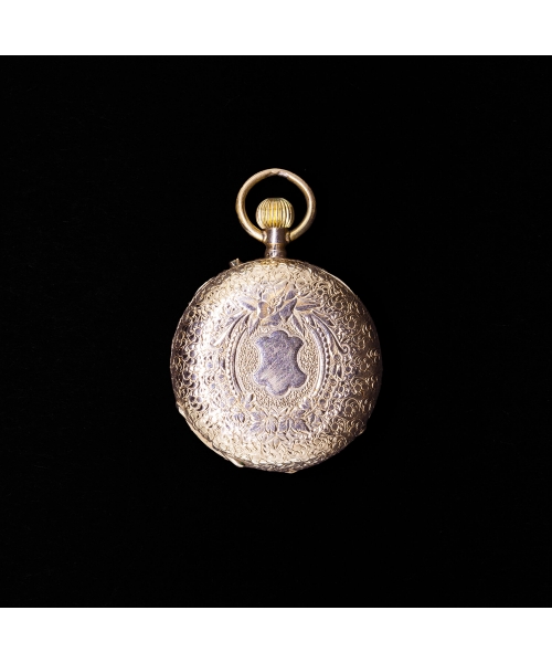 14K Gold, Pendant Pocket Watch, 19th Century - 2