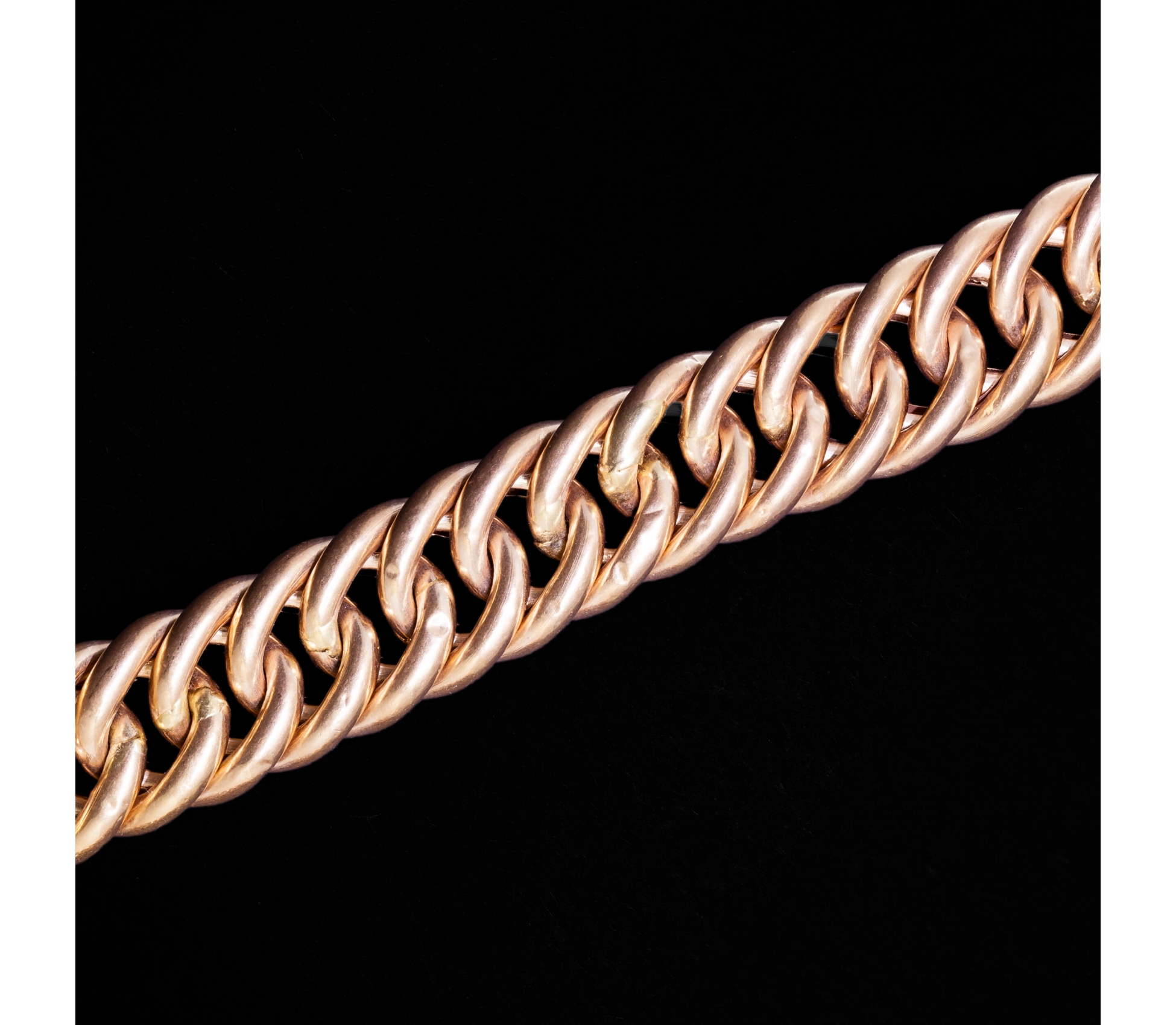 14K Gold, Chunky Chain Necklace, Italy, 1st half of the 19th Century - 1 14K Gold, Chunky Chain Necklace, Italy, 1st half of the 19th Century - 1