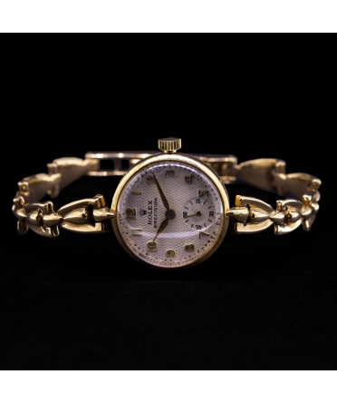 Gold jewelry Rolex Precision watch, Art Deco - 1