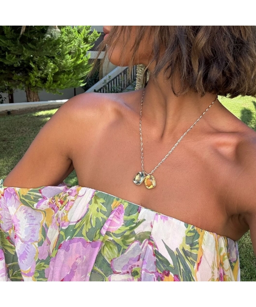 14K Gold Dolce Vita Pendant with Citrine - 2