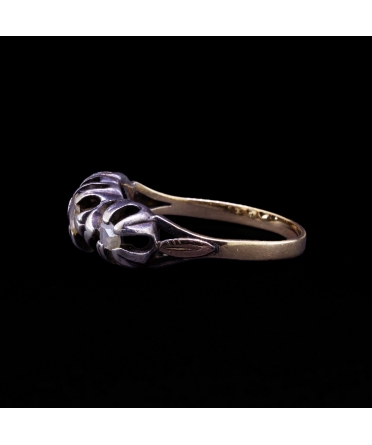 18K Gold, Rose-Cut Diamond Ring, 19th/20th centuries - 2
