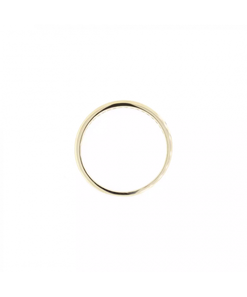 14K Gold Wedding Ring with Black Diamonds Eternity Collection - 3