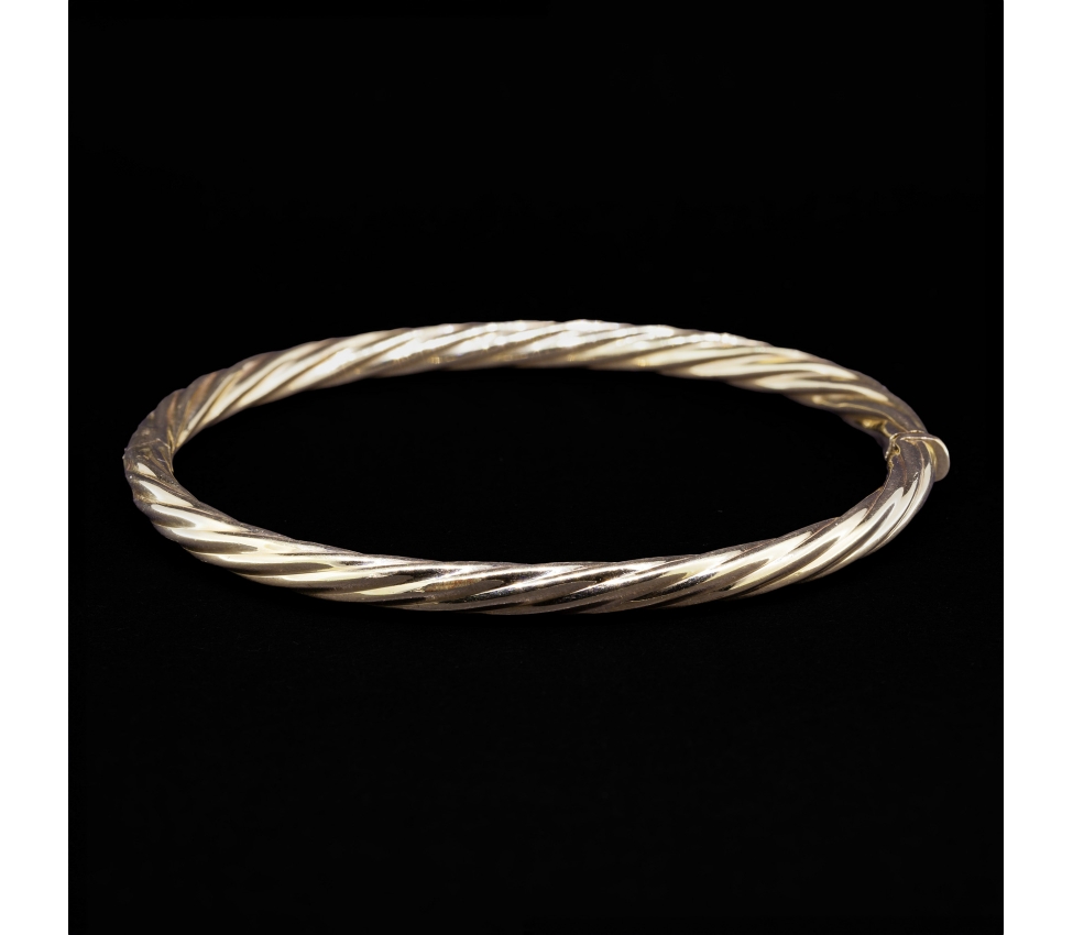 Bransoleta Hoop Vintage, Złoto 585 - 1