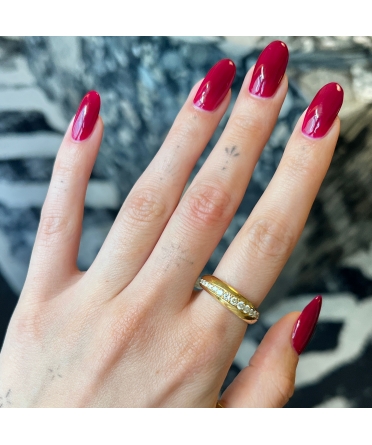 18K Gold Diamond Ring, Vintage - 3