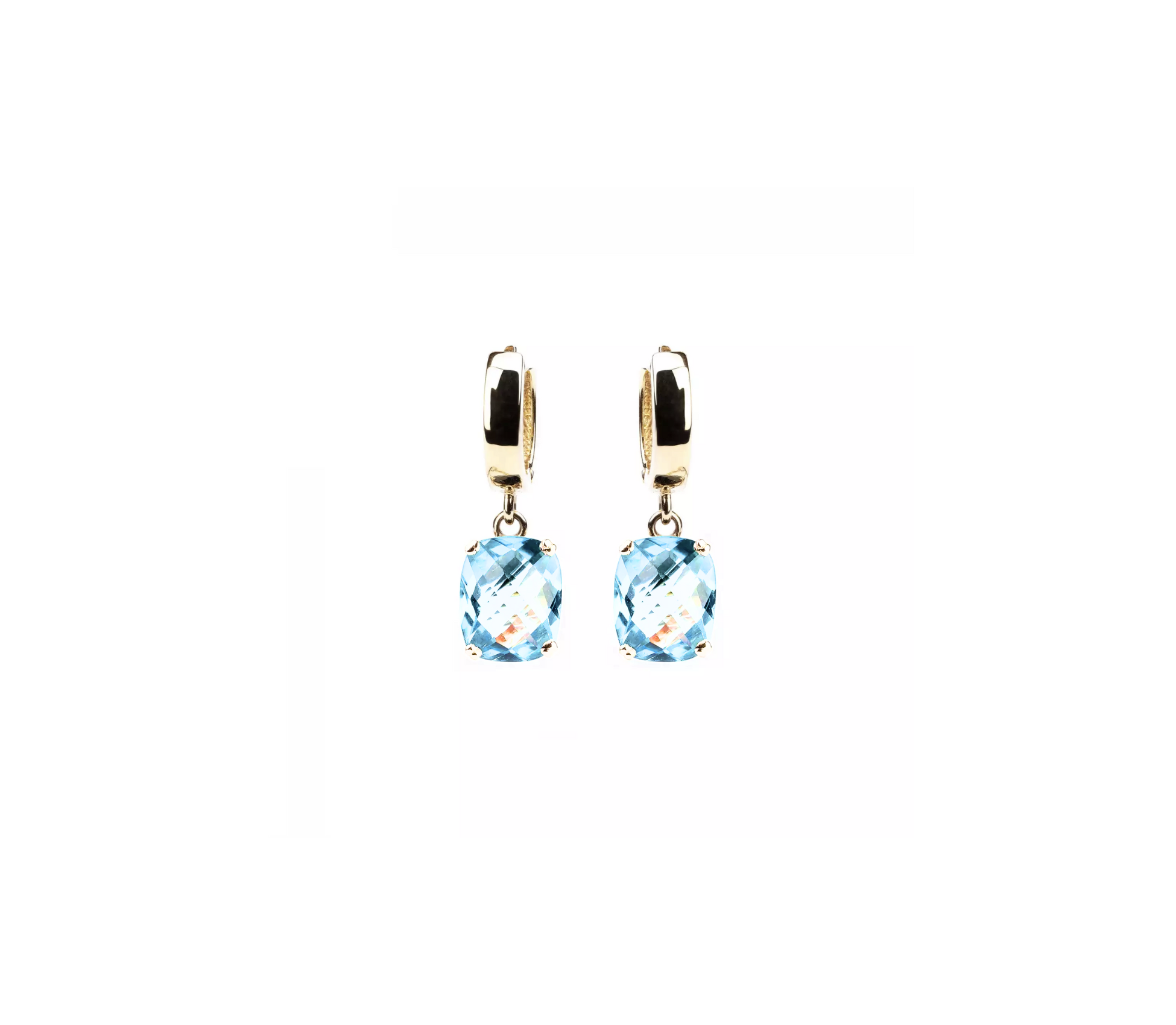 Kolczyki Dolce Vita z topazem Sky Blue, Złoto 585 - 1 Kolczyki Dolce Vita z topazem Sky Blue, Złoto 585 - 1