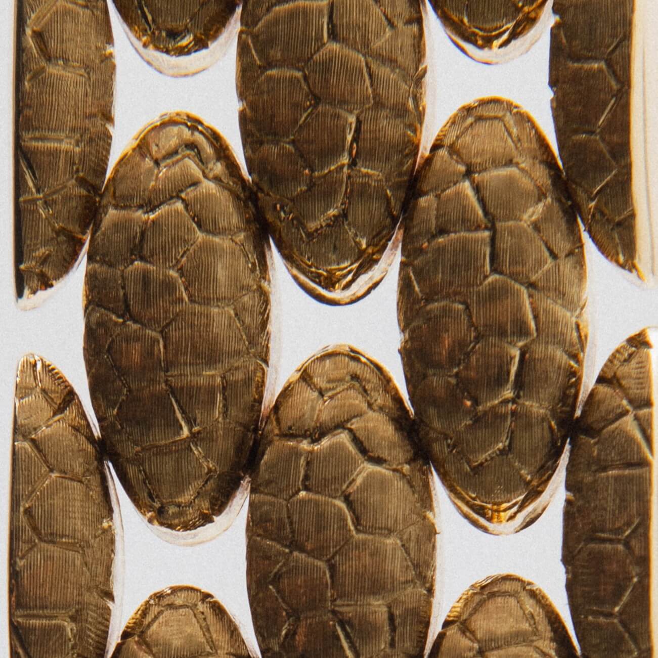 Złota modułowa bransoleta Brevet, Vintage, Włochy