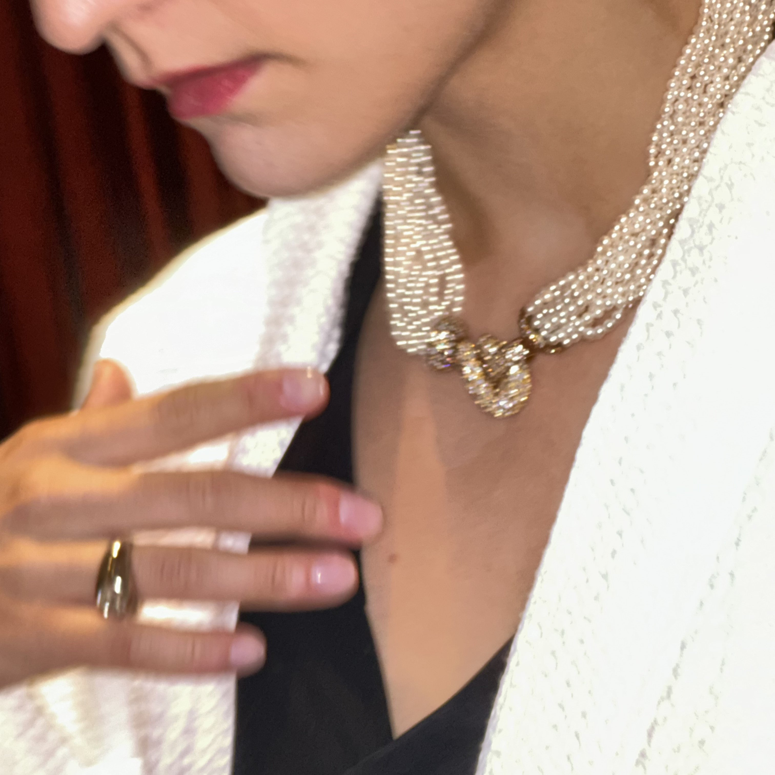 Złoty sygnet z diamentem w starym szlifie 2.13 ct, Vintage