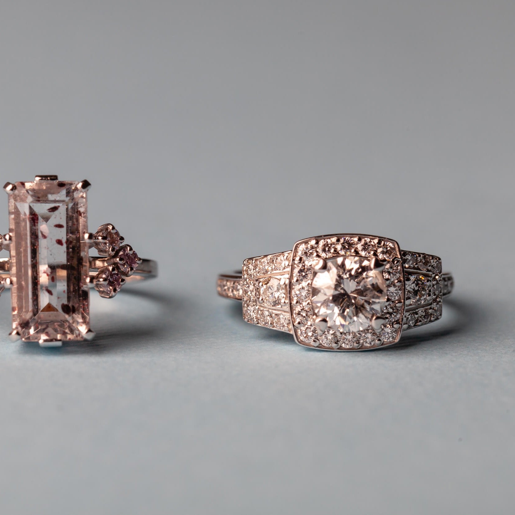 Złoty pierścionek zaręczynowy z brylantami 1.65 ct