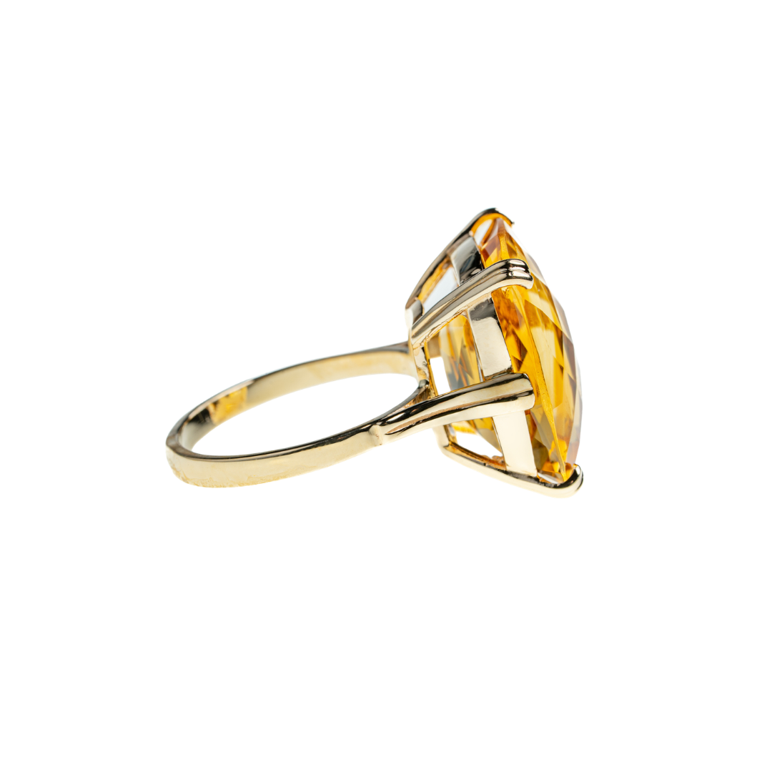 Dolce Vita ring with citrine