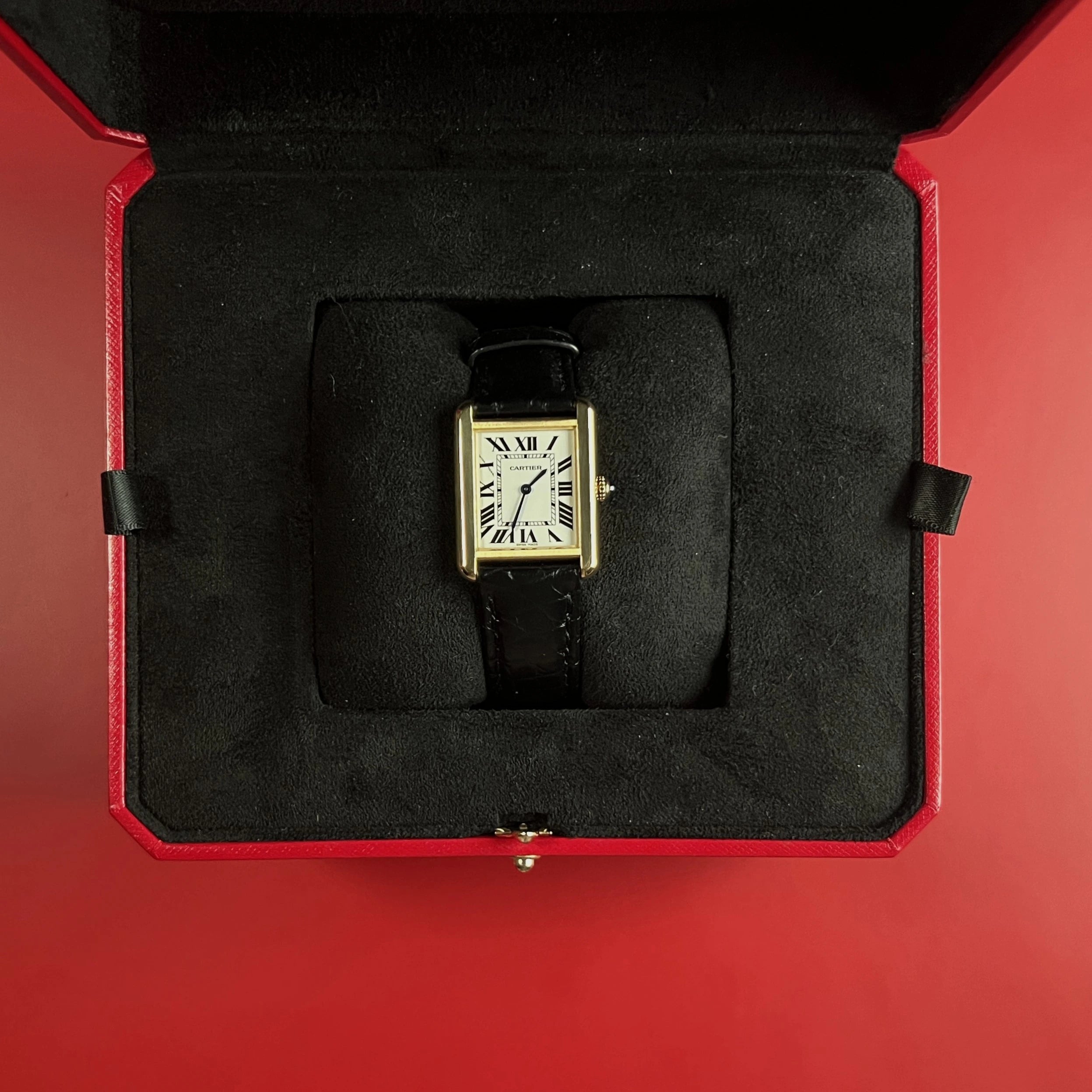 Zegarek Cartier Tank Solo, 2020, Swiss Made, Złoto 750