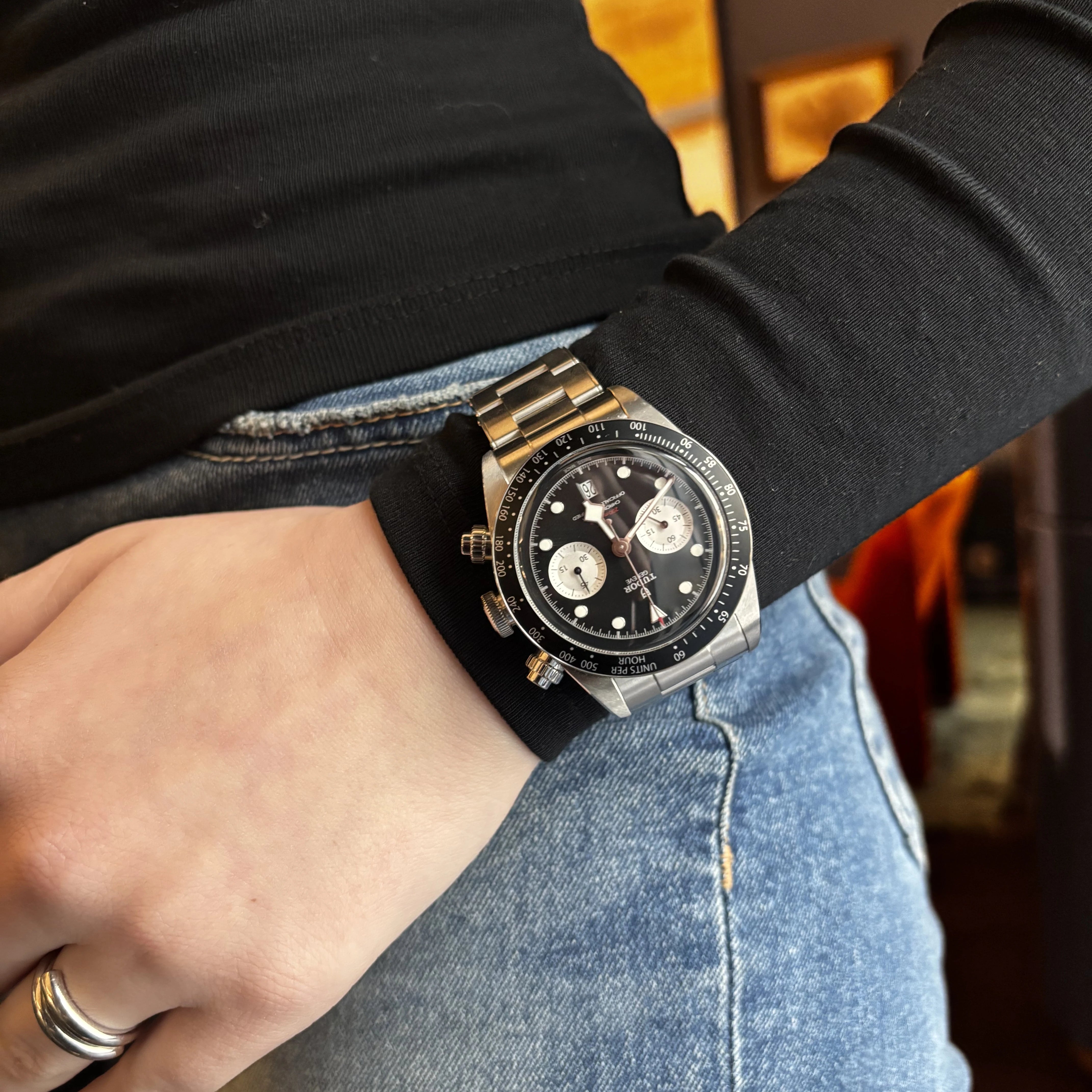 Tudor Black Bay Chrono watch, 2023, Swiss Made